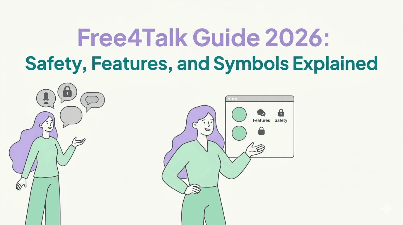 Free4Talk Guide 2026: Safety, Features, and Symbols Explained cover image