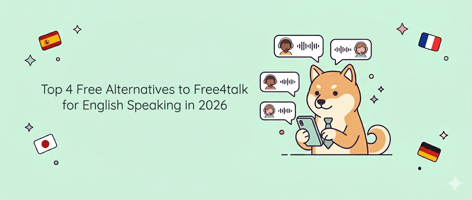 Free4Talk Alternatives (2026): 4 Free English Speaking Sites cover image